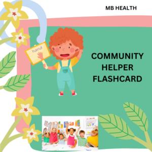 Community helper flashcard